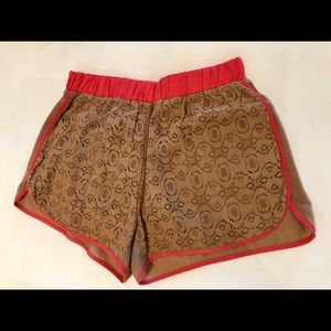 Flying Tomato lace silk shorts